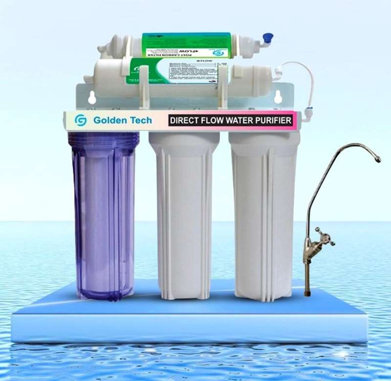NON Electric Direct Flow Golden Tech Water Filter