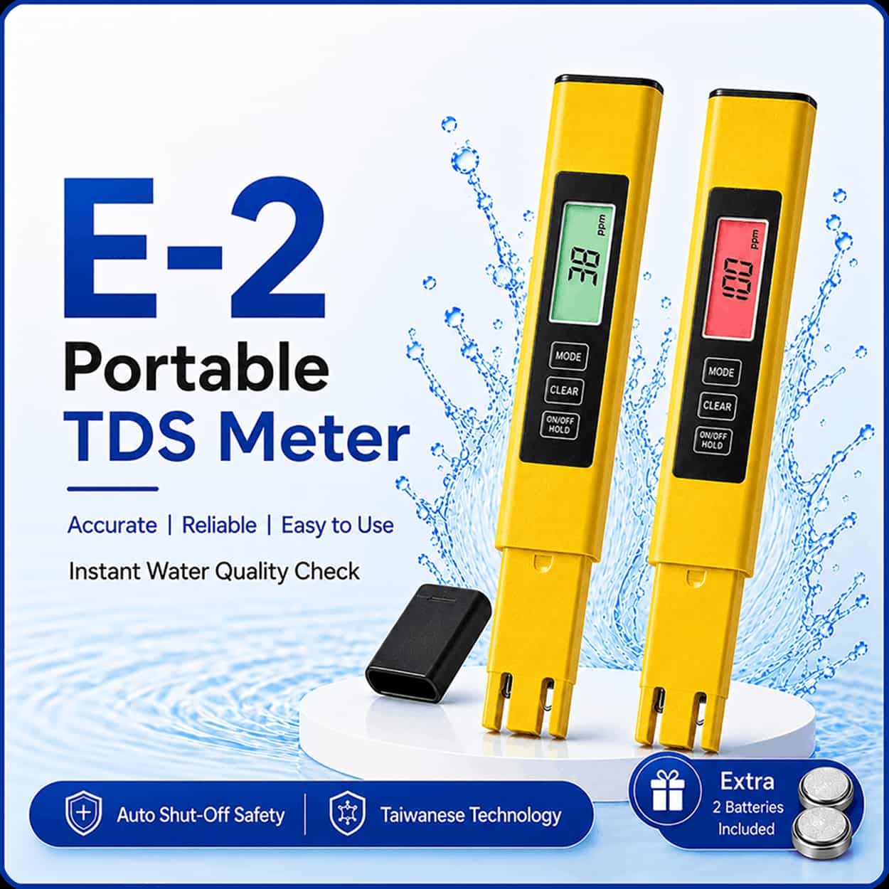 E-2 Portable TDS and EC Meter price in Bangladesh